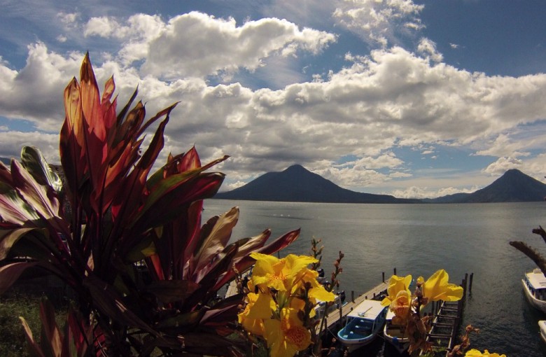 Blick über den Lago di Atitlan